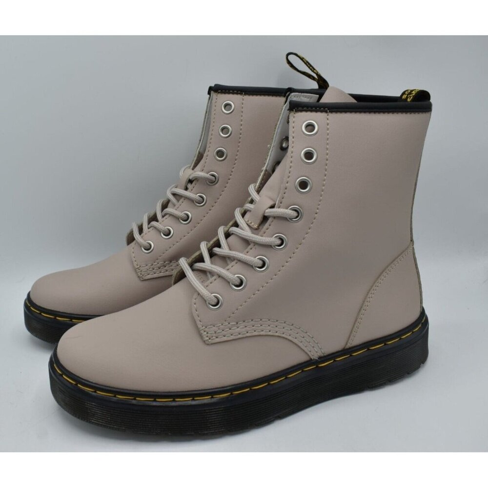 Dr. Martens Lace Up Boots in Cream Vintage Zavala